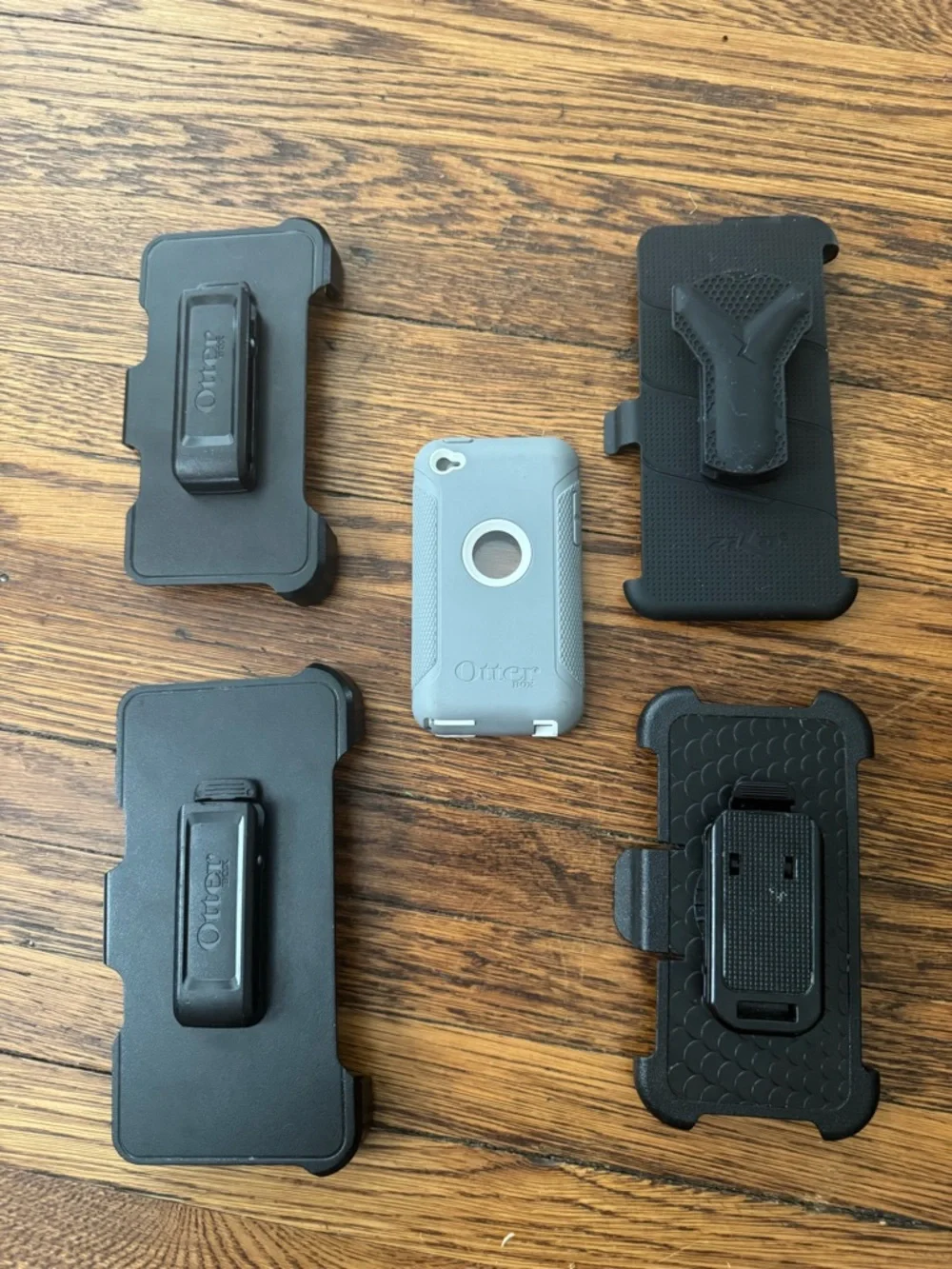 Universal Black Smartphone Holster and Mount Set - Multi-Clip Holders